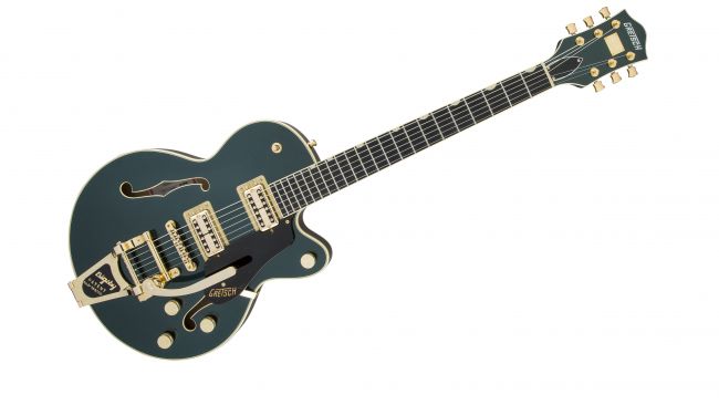 G6659TG Players Edition Broadkaster® Jr. Center Block Single-Cut with String-Thru Bigsby® and Gold Hardware 2401800846_gtr_frt_001_rr-650-80