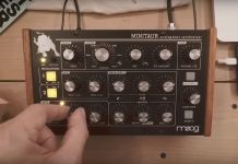 Moog Minitaur z nowym updatem v2.2