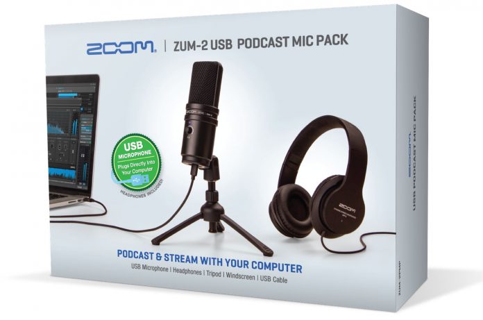 Zoom ZUM-2 Podcast Mic Pack
