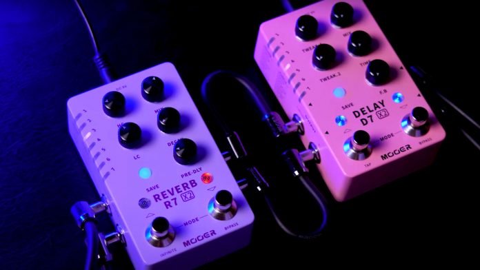 Mooer Reverb R7 X2 Mooer Delay D7 X2