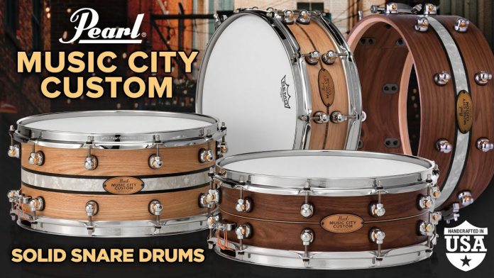 Pearl-Music-City-Custom-Solid-Snare-Drums