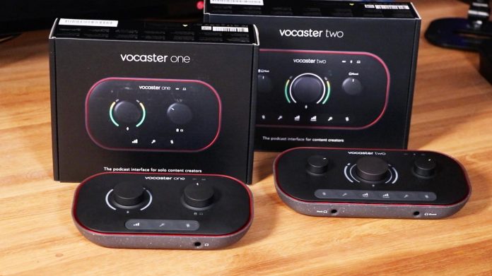 Focusrite-Vocaster-One-&-Vocaster-Two