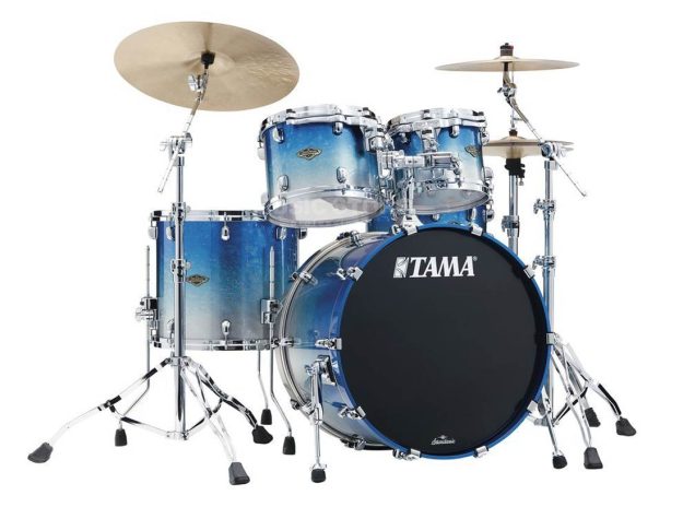 TAMA-Starclassic-Walnut-Birch-Molten-Blue-Ice-Fade