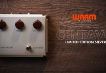 Limitowana edycja Warm Audio Silver Centavo: Replika Klon Centaur w srebrnej obudowie Warm Audio Silver Centavo