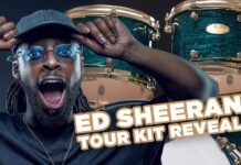 Dexter Hercules i jego wymarzony zestaw perkusyjny Pearl Masterworks na trasę Ed Sheerana Dexter-Hercules-Pearl-Masterworks-Ed-Sheeran-Tour-Kit