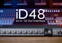 Audient iD48 – interfejs audio z insertami analogowymi i przetwornikami ESS 32-bit Audient iD48