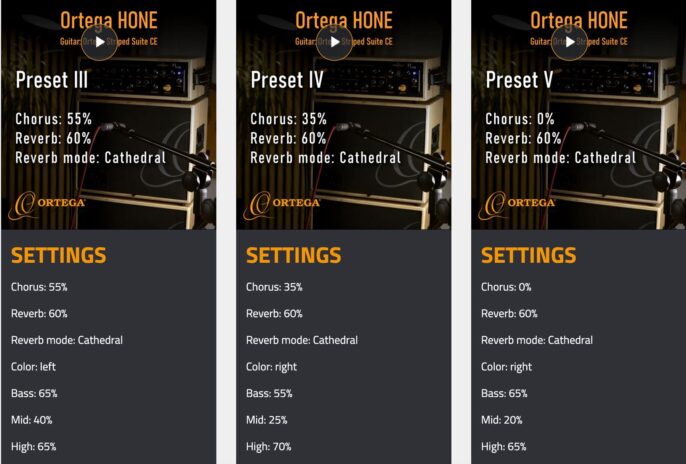 Ortega-CONE_presets