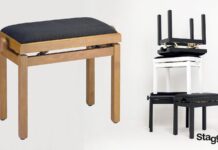 Ławy pianistyczne Stagg: trwałość, stabilność i wygoda na lata Stagg-Piano-Benches