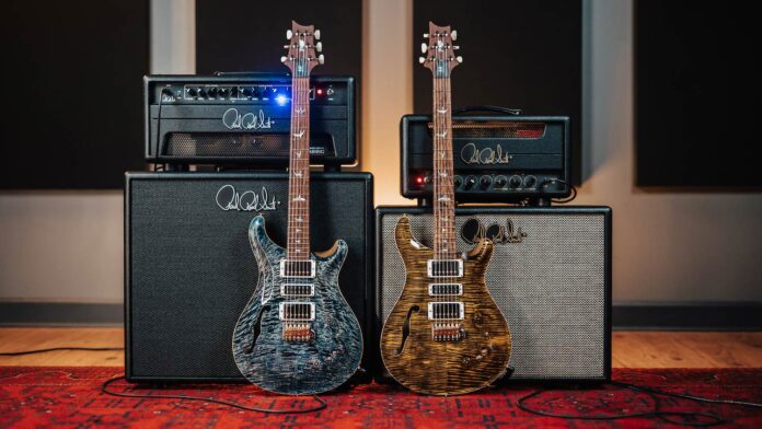 PRS 40th Anniversary Special Semi‑Hollow Limited Edition_uptone PRS 40th Anniversary Special Semi‑Hollow Limited Edition