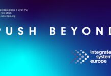 Integrated Systems Europe 2026: największe targi branży AV już niebawem! ISE-2026_PUSH-BEYOND_UPTONE