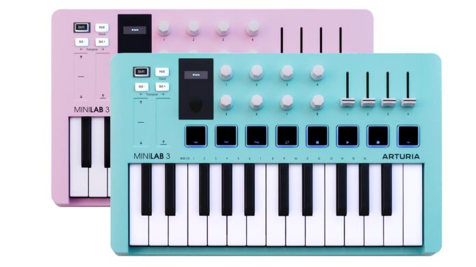 Arturia-MiniLab-3-special-edition-aquamarine-rose