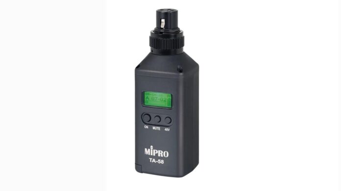 Mipro TA-58 Cyfrowy nadajnik Plug-on Mipro TA-58 Cyfrowy nadajnik Plug-on