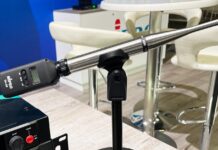 Bezprzewodowy mikrofon pomiarowy? MIPRO TA-58 ułatwia strojenie systemów Mipro TA-58 Cyfrowy nadajnik Plug-on