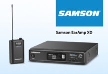 Samson EarAmp XD. Nowy bezprzewodowy system odsłuchu dousznego dla muzyków Samson EarAmp XD