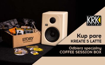 KRK KREATE 5 LATTE łączą odsłuch z kawą. Powstała limitowana akcja ze Story Coffee Roasters KRK-KREATE-5-LATTE-STORY-COFFEE-ROASTERS_uptone