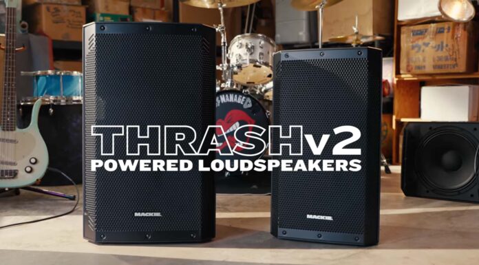 Mackie odświeża serię Thrash. V2 dodaje DSP, eliminator sprzężeń i Bluetooth Mackie-ThrashV2