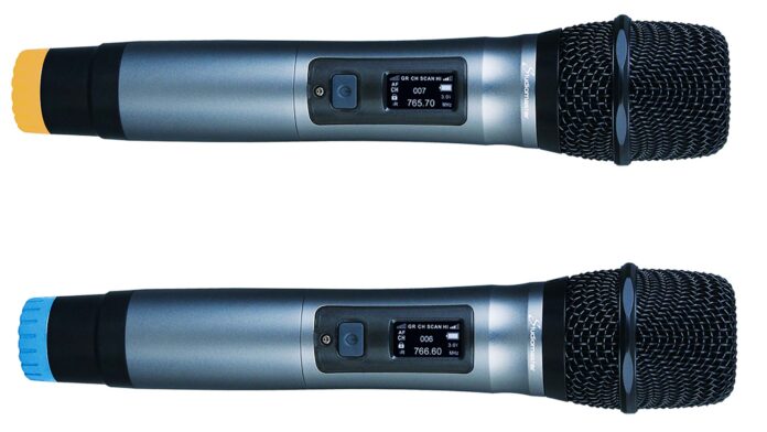Studiomaster W2 Dual Handheld Wireless Microphone Studiomaster W2 Dual Handheld Wireless Microphone